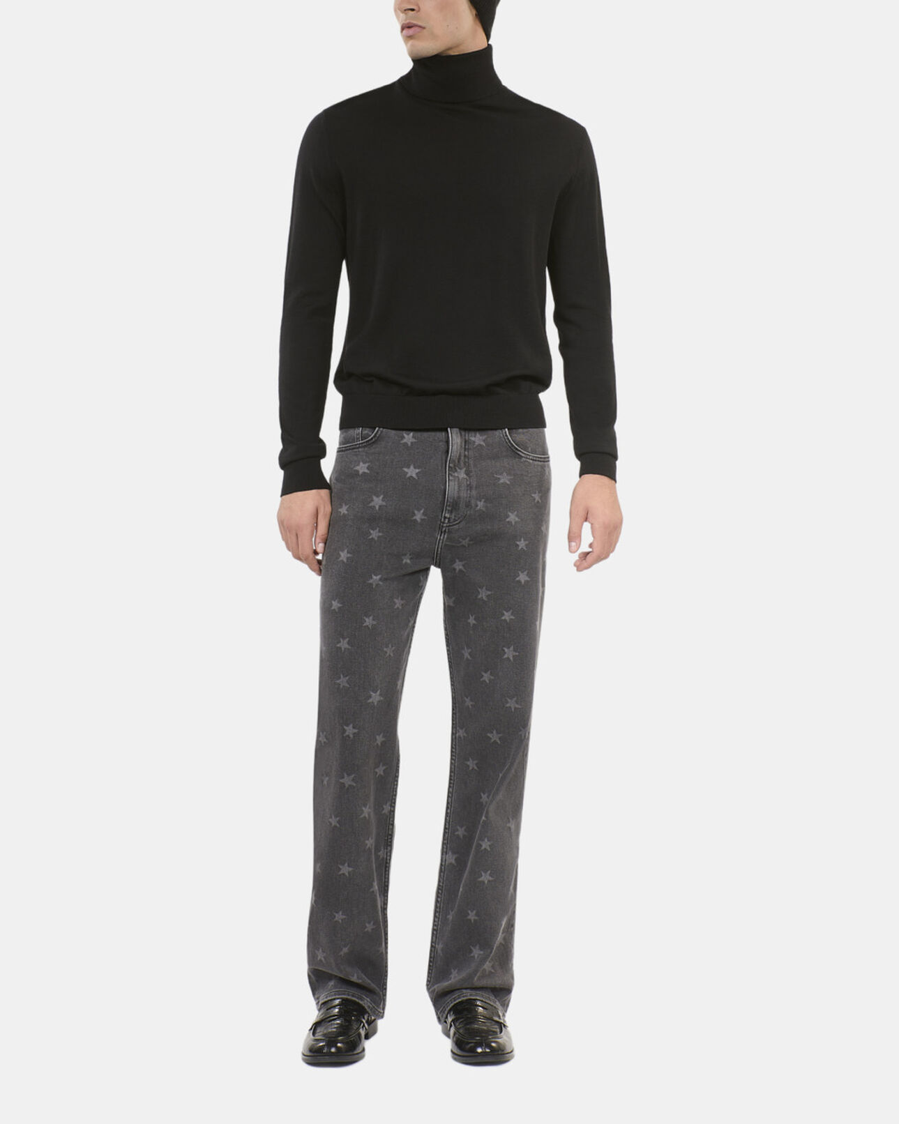 The Kooples HERREN BLACK schwarzer wollpullover