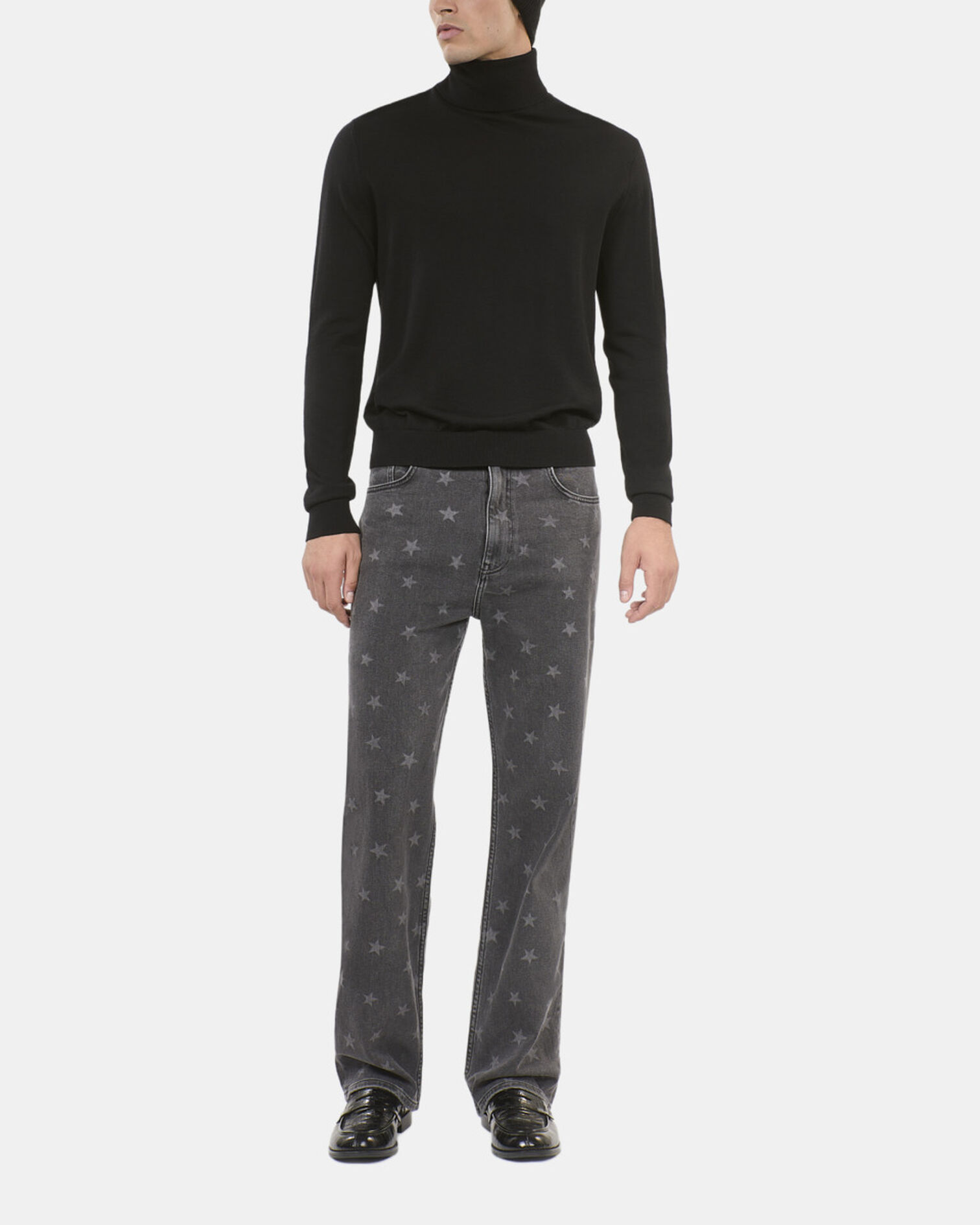 Schwarzer Wollpullover, BLACK, hi-res image number null