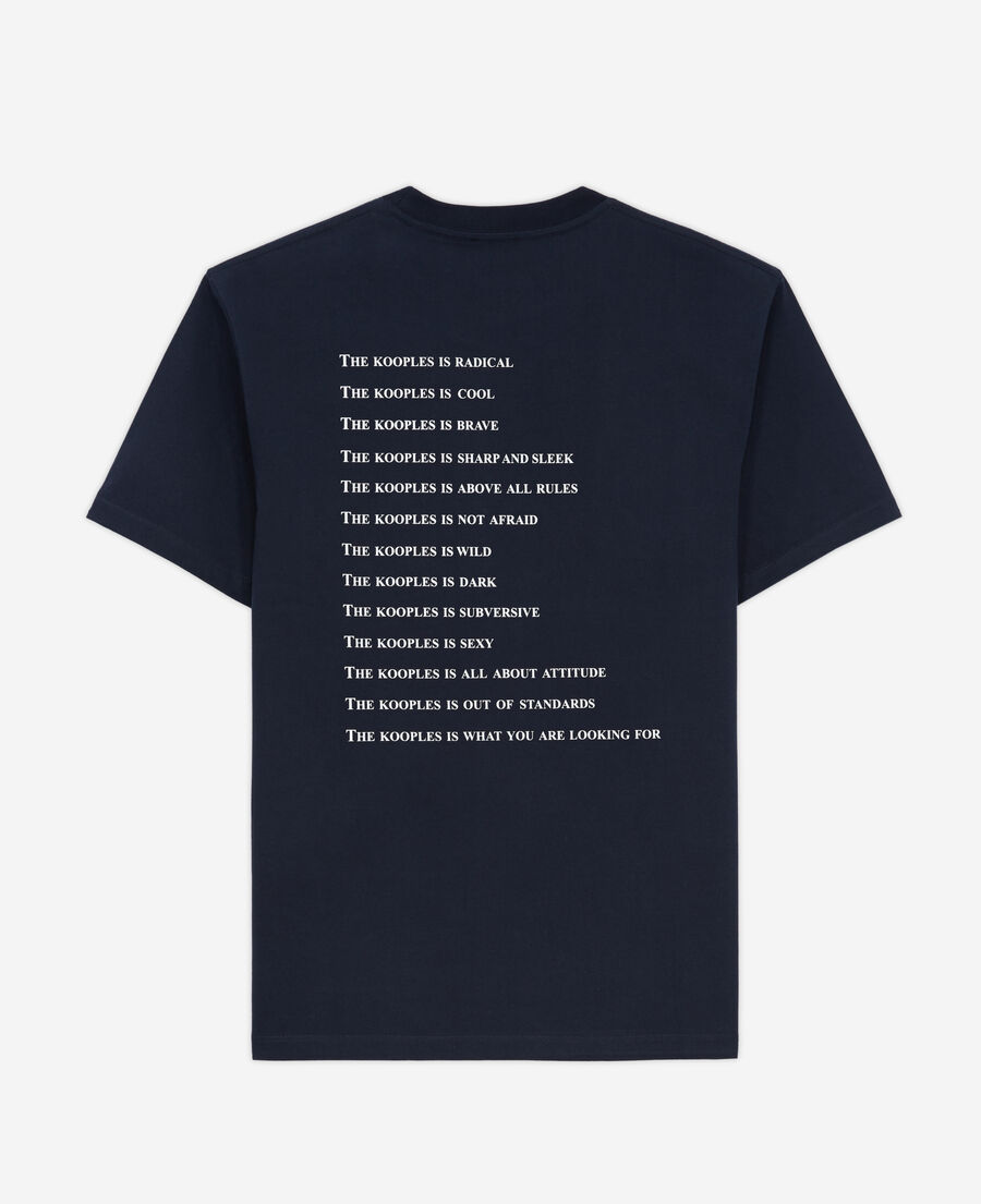 The Kooples HERREN NAVY was ist ein blaues t-shirt