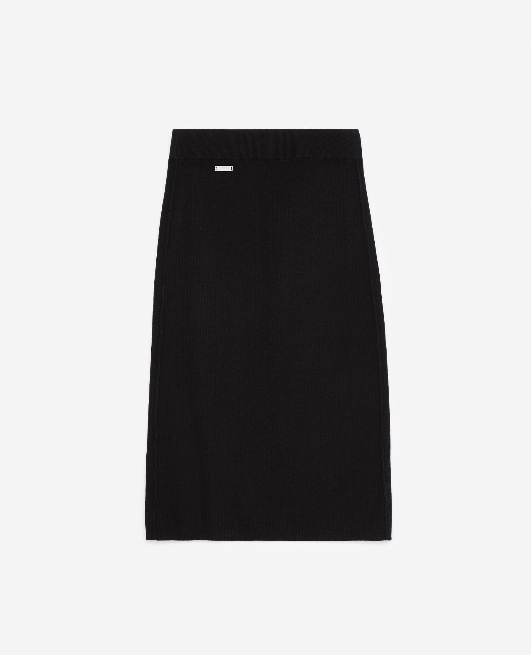 Jupe midi laine cachemire noire c tes The Kooples