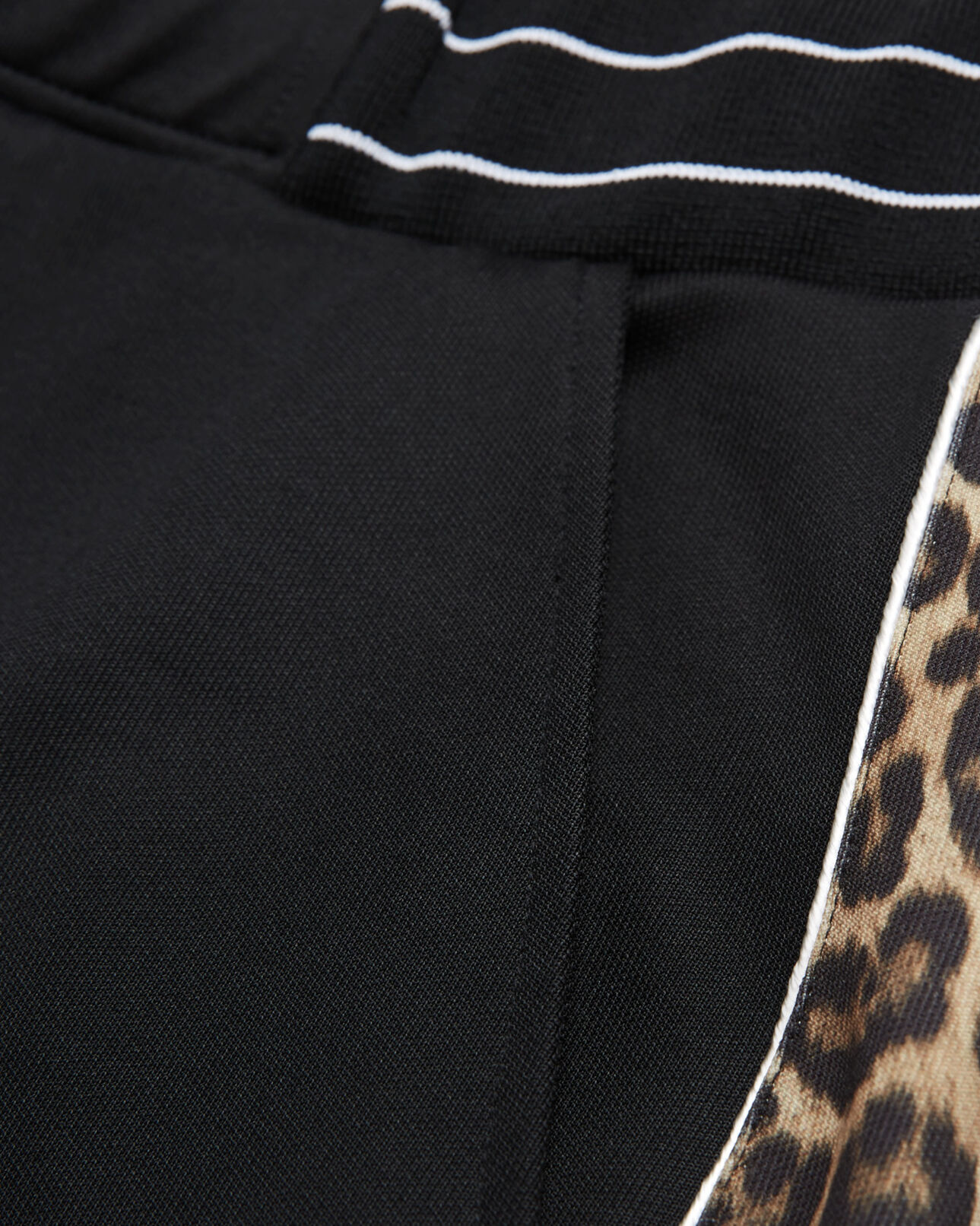 The Kooples HOMME BLACK / LEOPARD jogging léopard