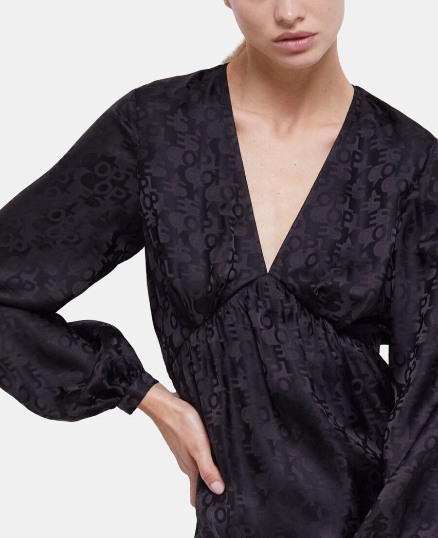robe courte logo the kooples noire