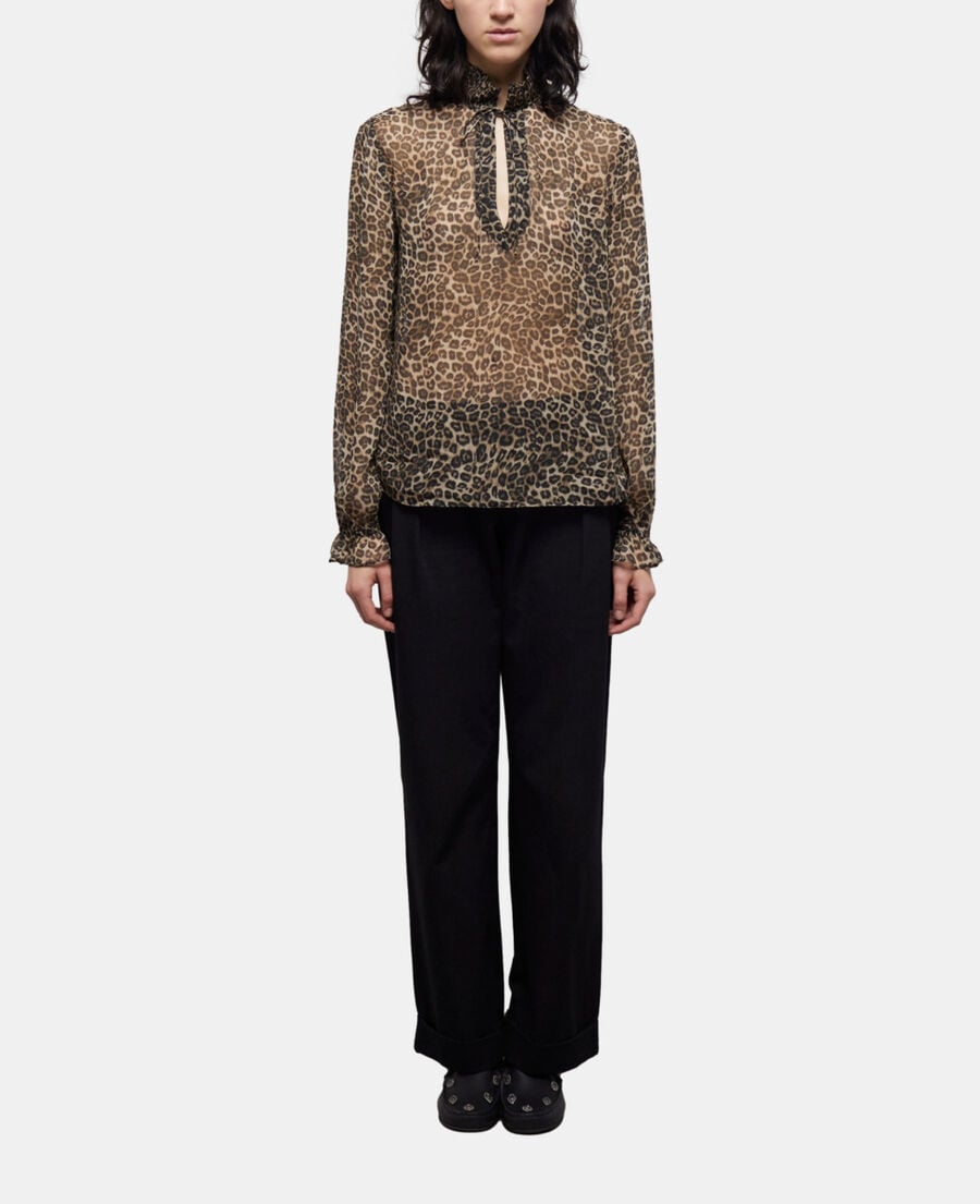 The Kooples FEMME LEOPARD blouse léopard