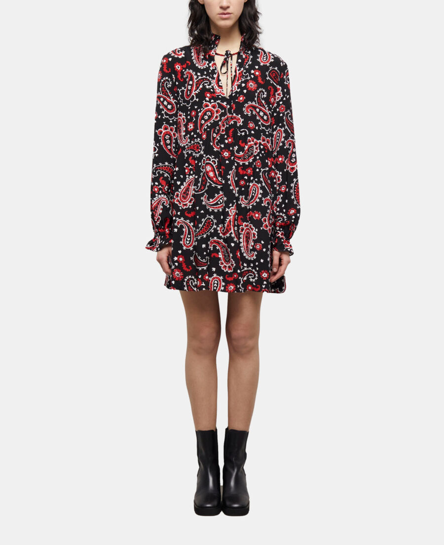 kurzes kleid mit print