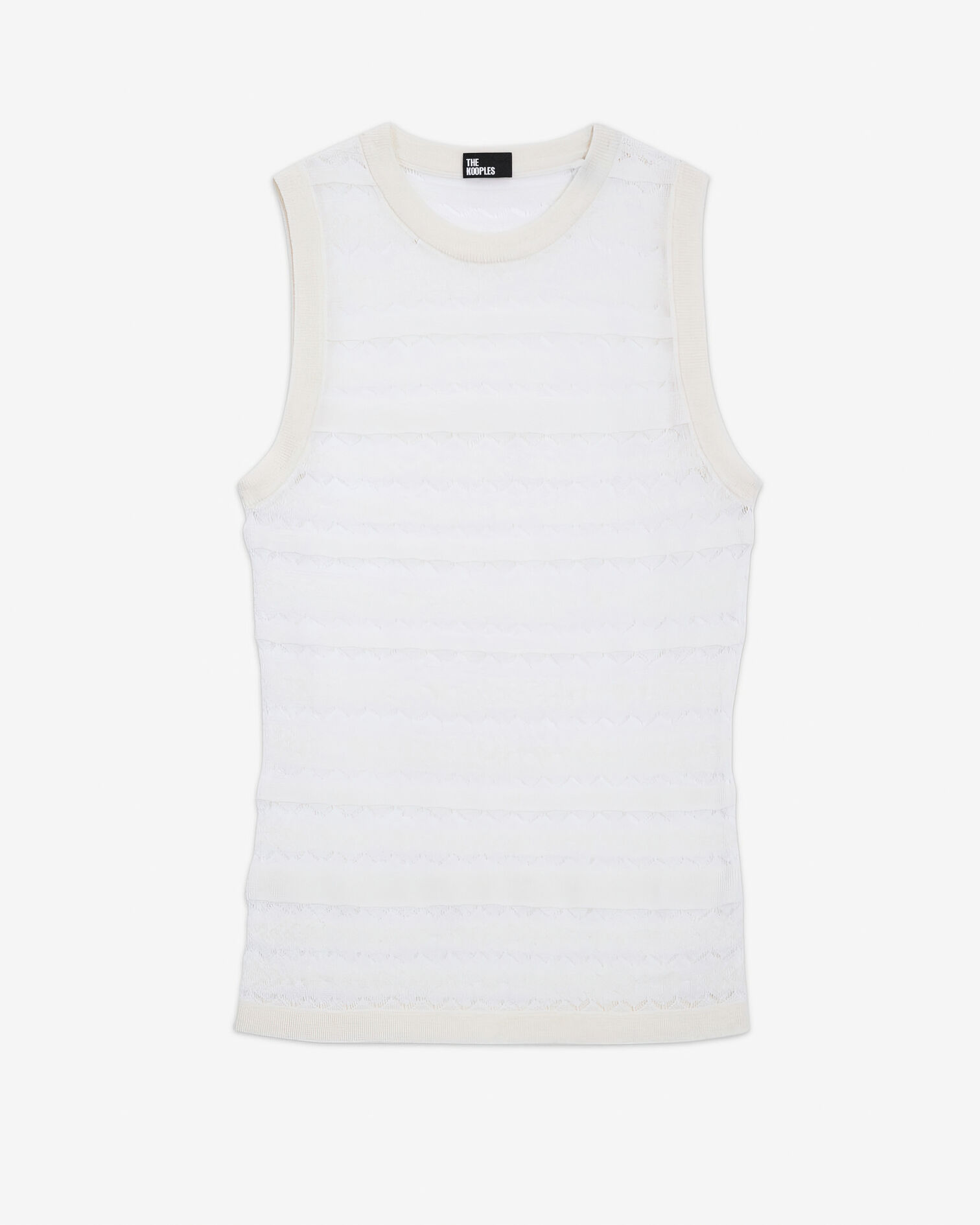 Top de lana beige, LIGHT BEIGE, hi-res image number null