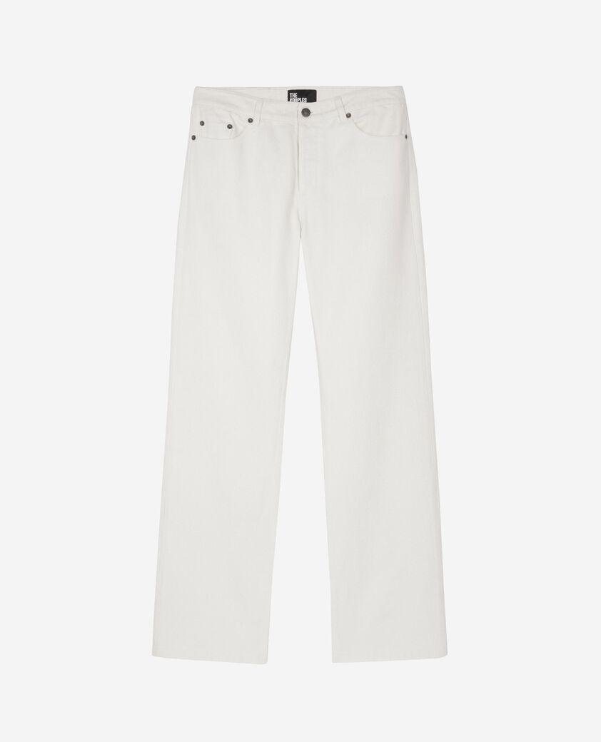 The Kooples FEMME WHITE jean droit enduit &eacute;cru