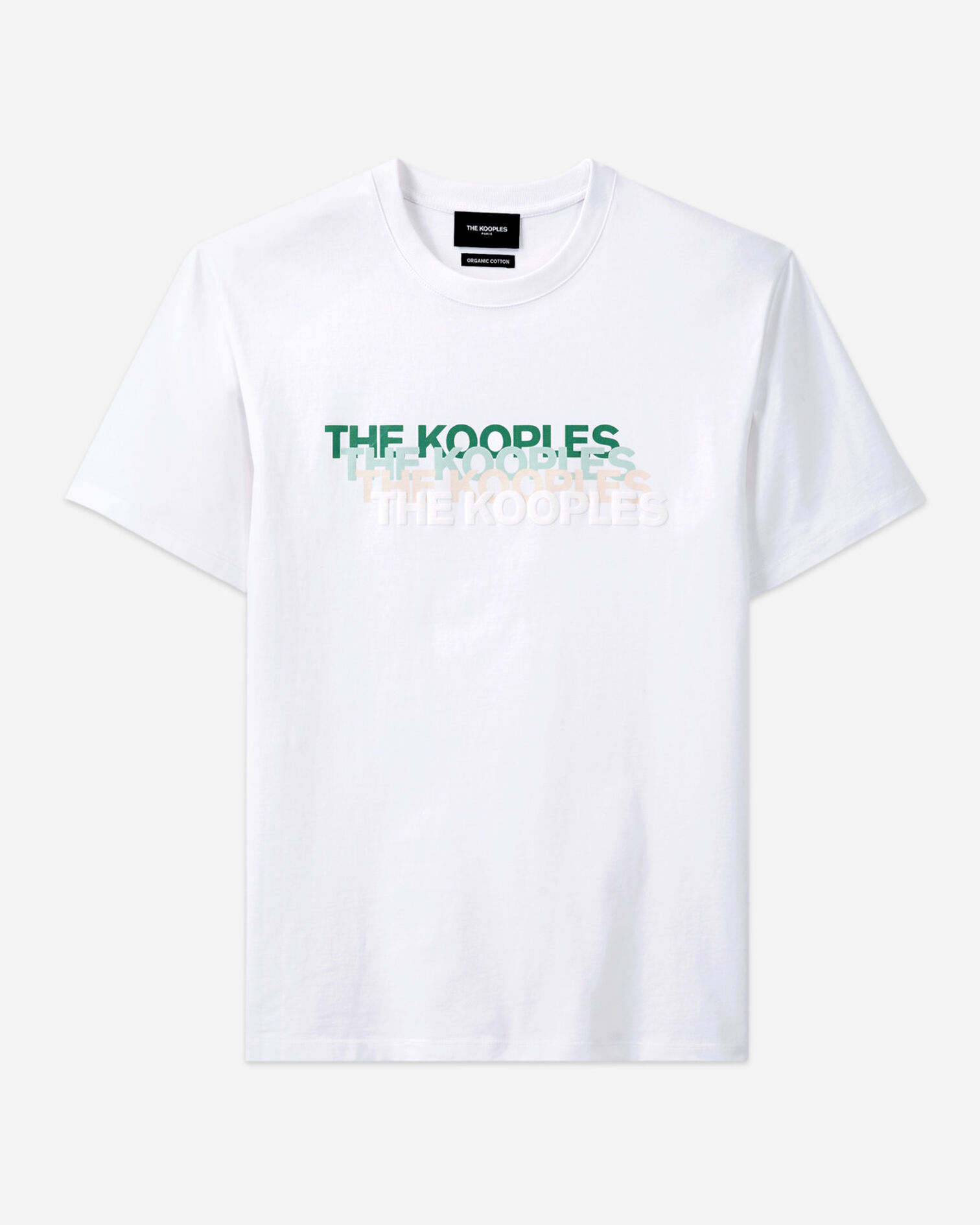 White T-shirt w/ contrasting The Kooples logo, WHITE, hi-res image number null