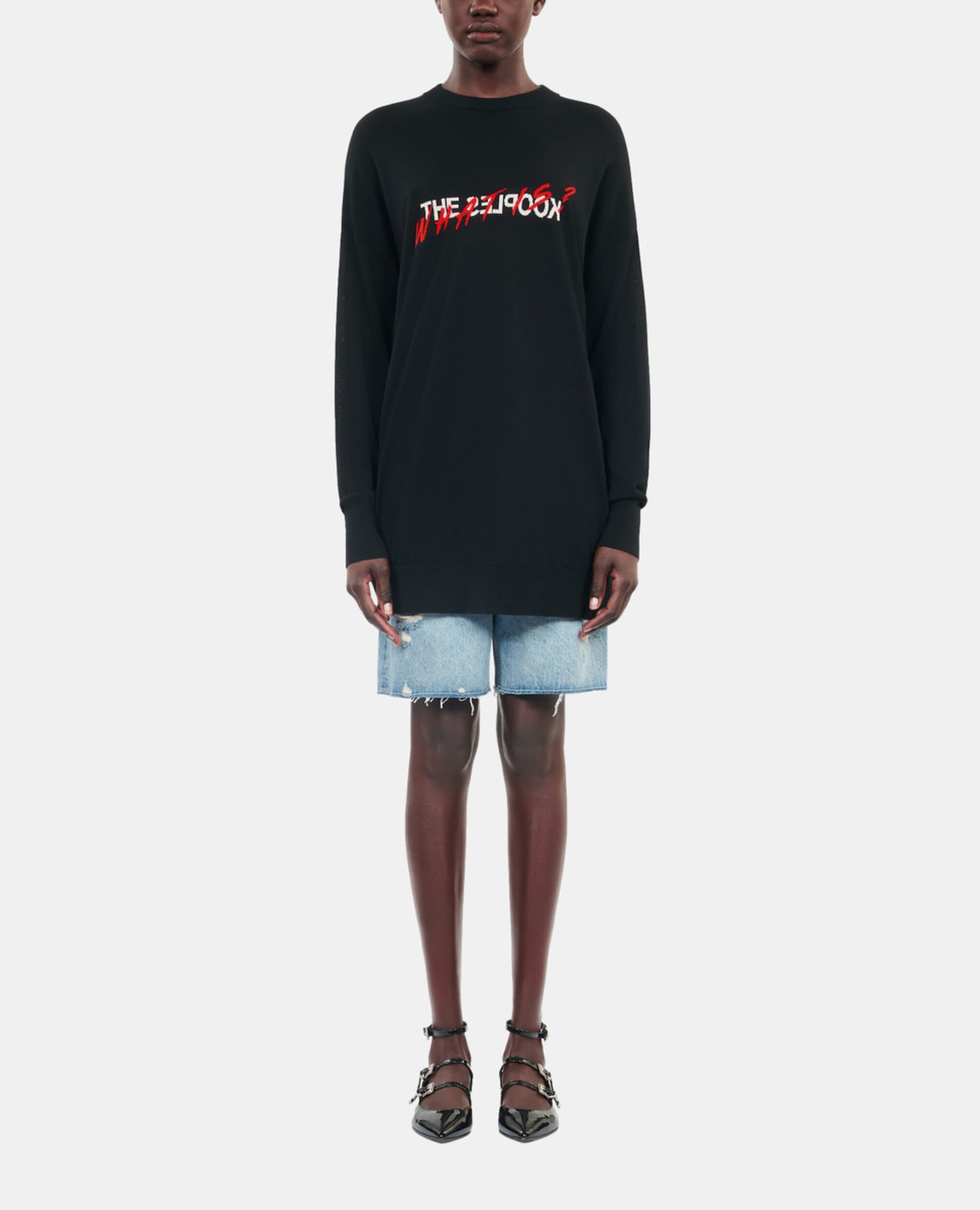 Pull What is en laine noir, BLACK RED OFF WHITE, hi-res image number null