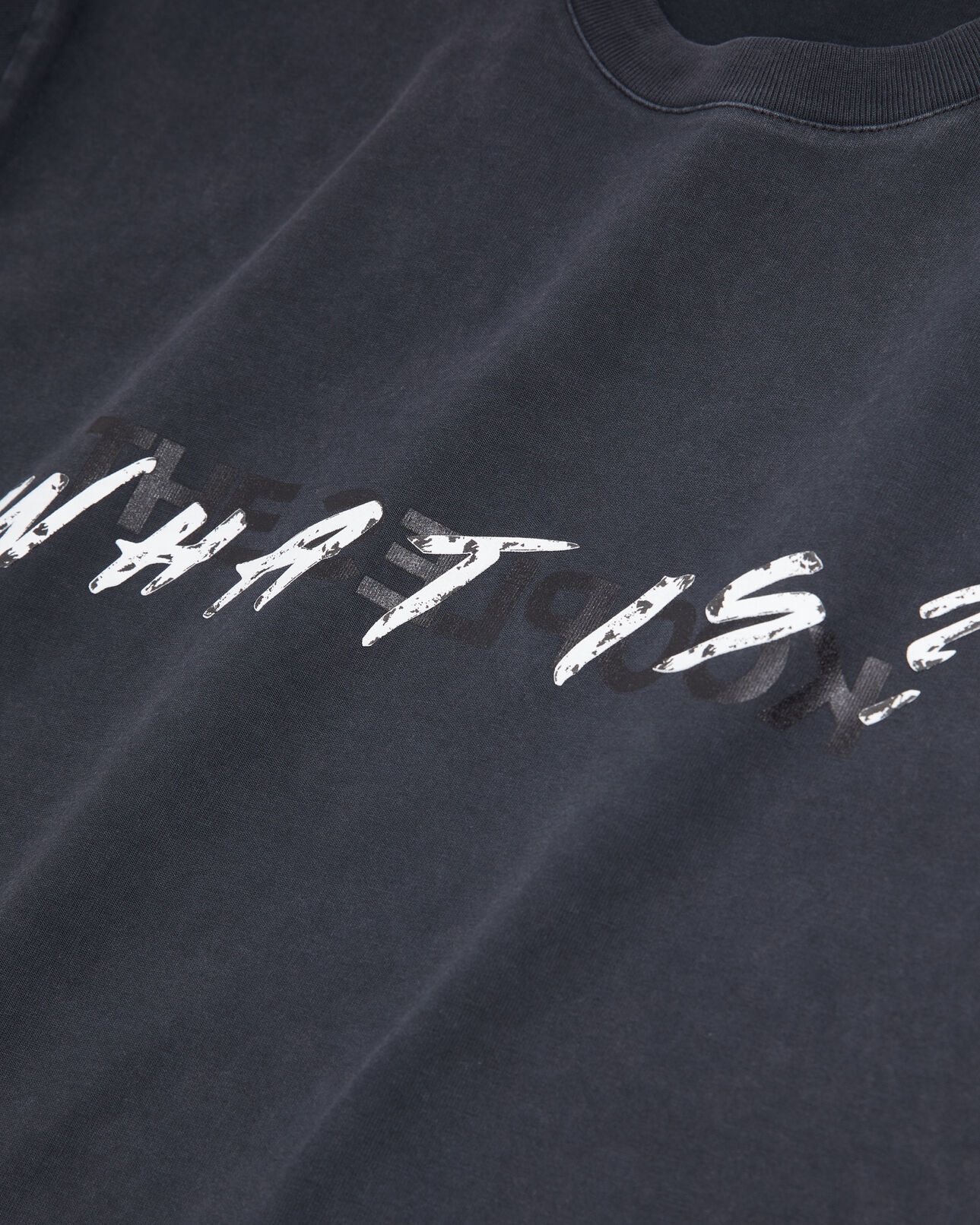 The Kooples HOMBRE BLACK WASHED camiseta what is negra