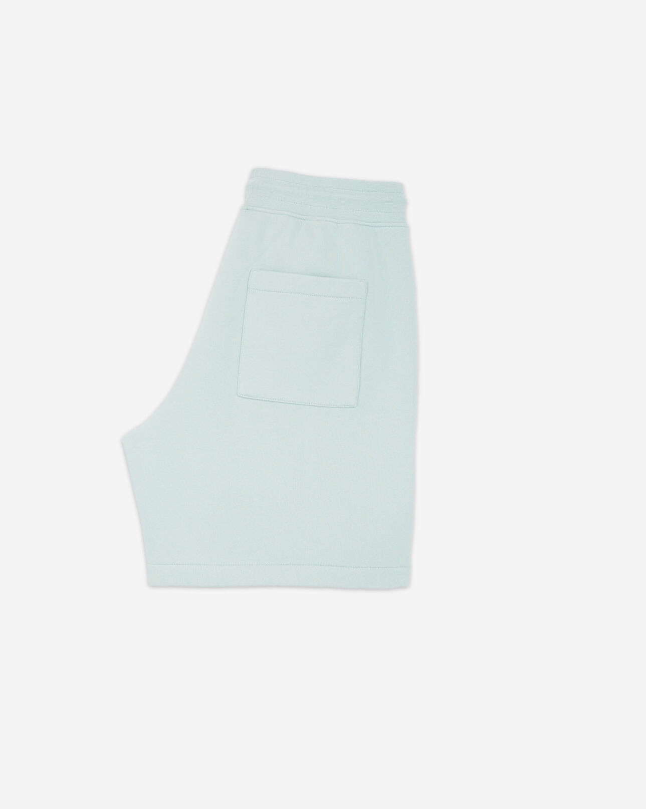 The Kooples HOMME GRIS BLEU short vert coton logo taille élastique