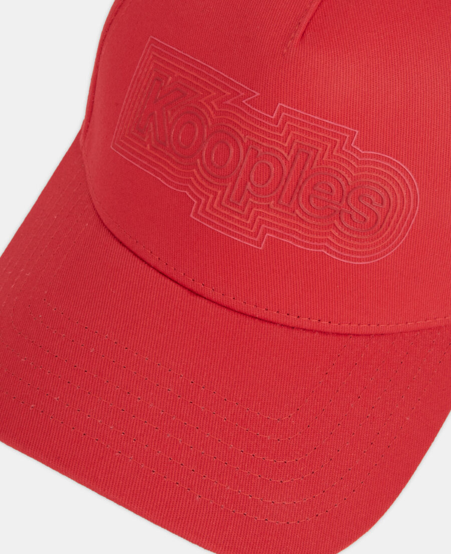 casquette logo rouge
