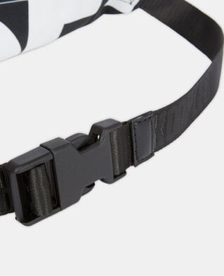 The Kooples MIXTA BLACK / WHITE riñonera logotipo the kooples