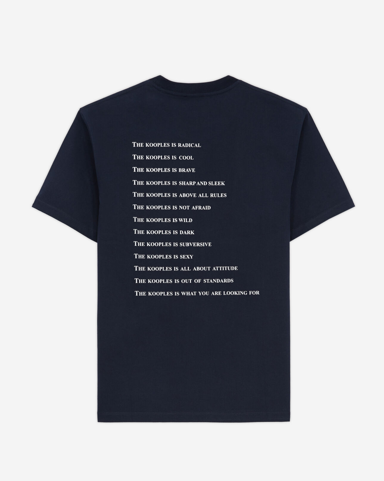 The Kooples MEN NAVY what is blue t-shirt