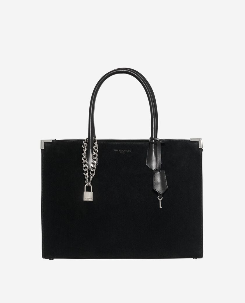 The Kooples MUJER BLACK bolso tote ming l de ante negro