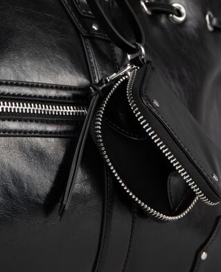 The Kooples WOMEN BLACK black recycled leather tote bag