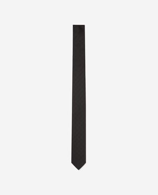 The Kooples HOMME BLACK cravate en soie noire
