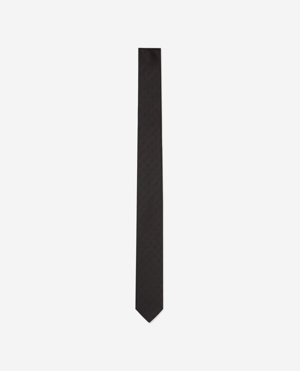 The Kooples MEN BLACK black silk tie