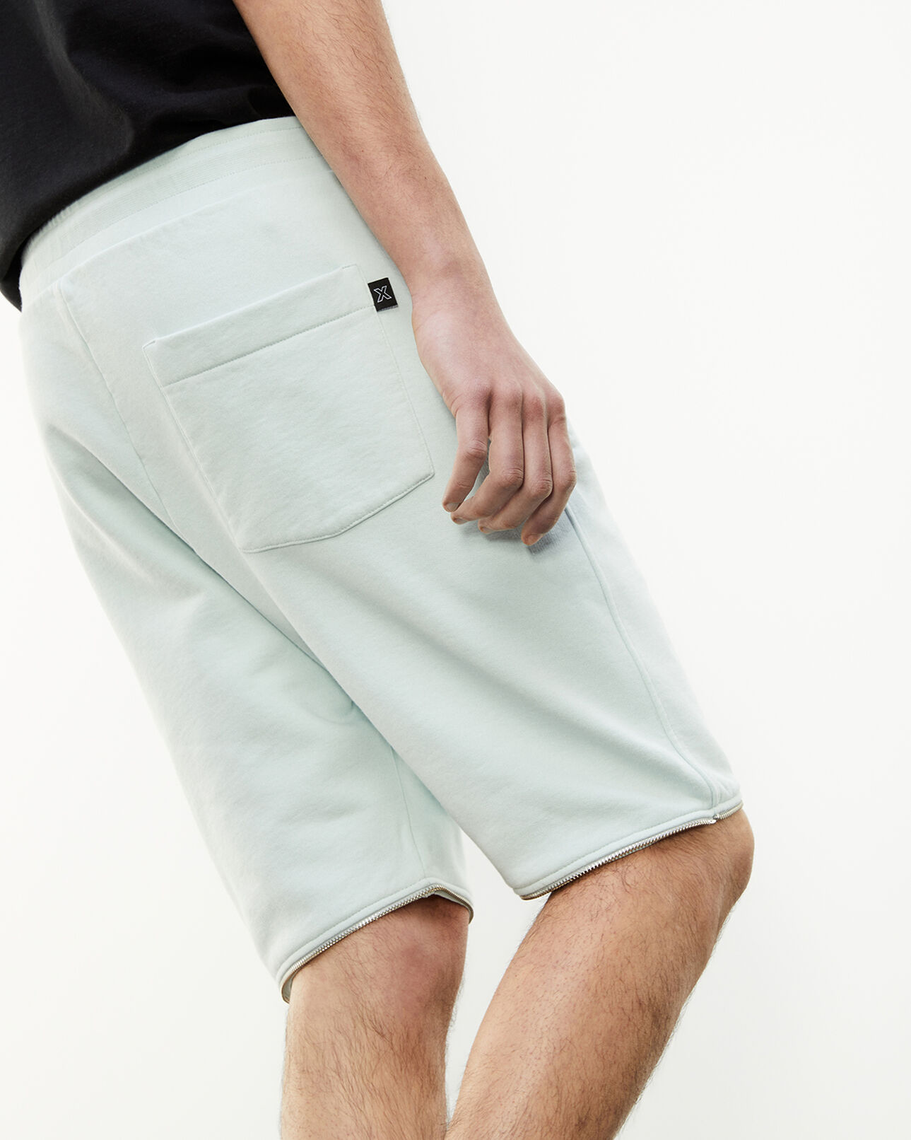 The Kooples HOMME MINT jogging vert zippé à triple logo