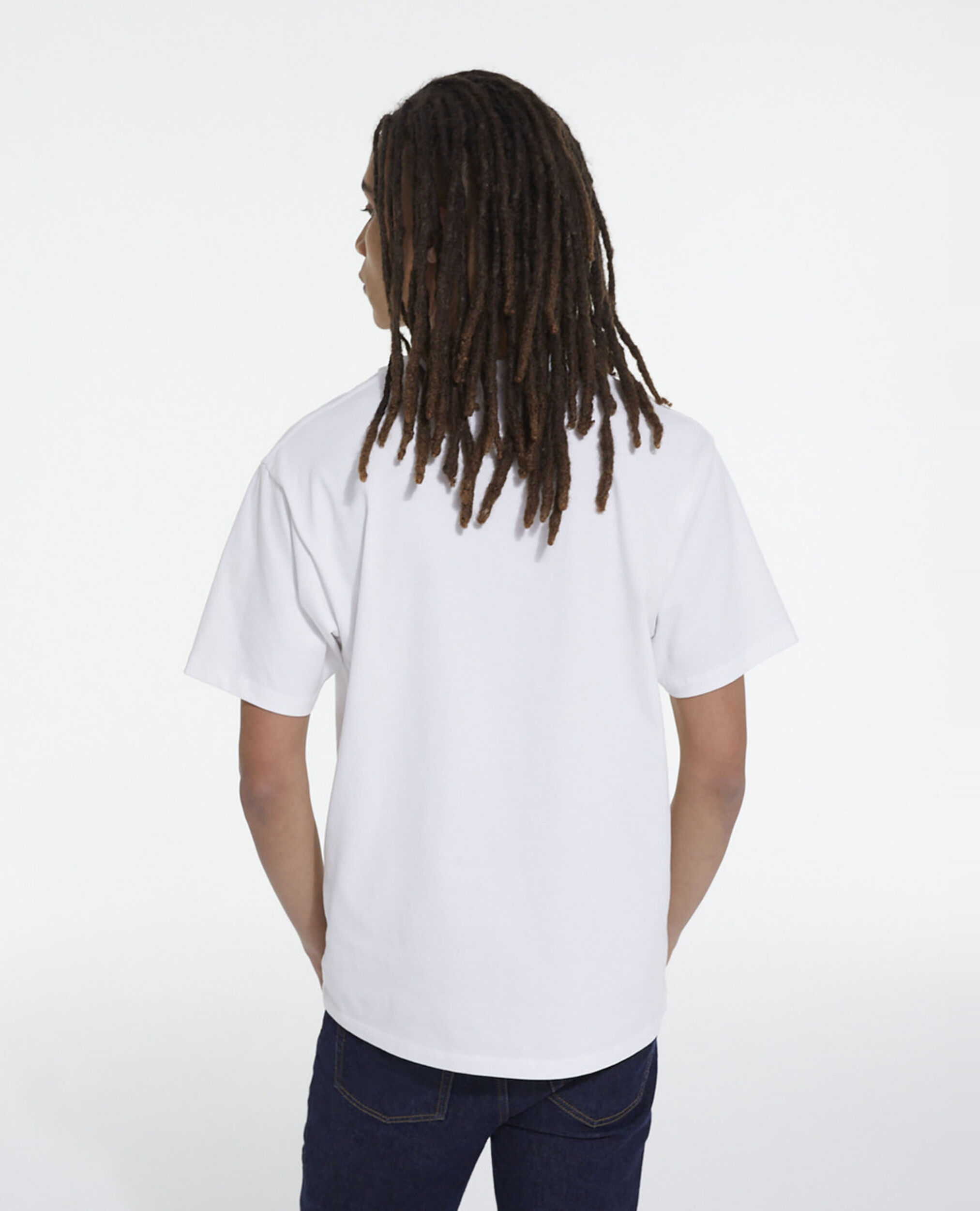 Weißes T-Shirt mit Logo #nokooplesnofuture, SNOW WHITE, hi-res image number null