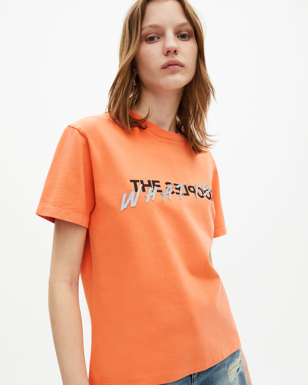 The Kooples DAMEN ORANGE FLUO t-shirt what is orange
