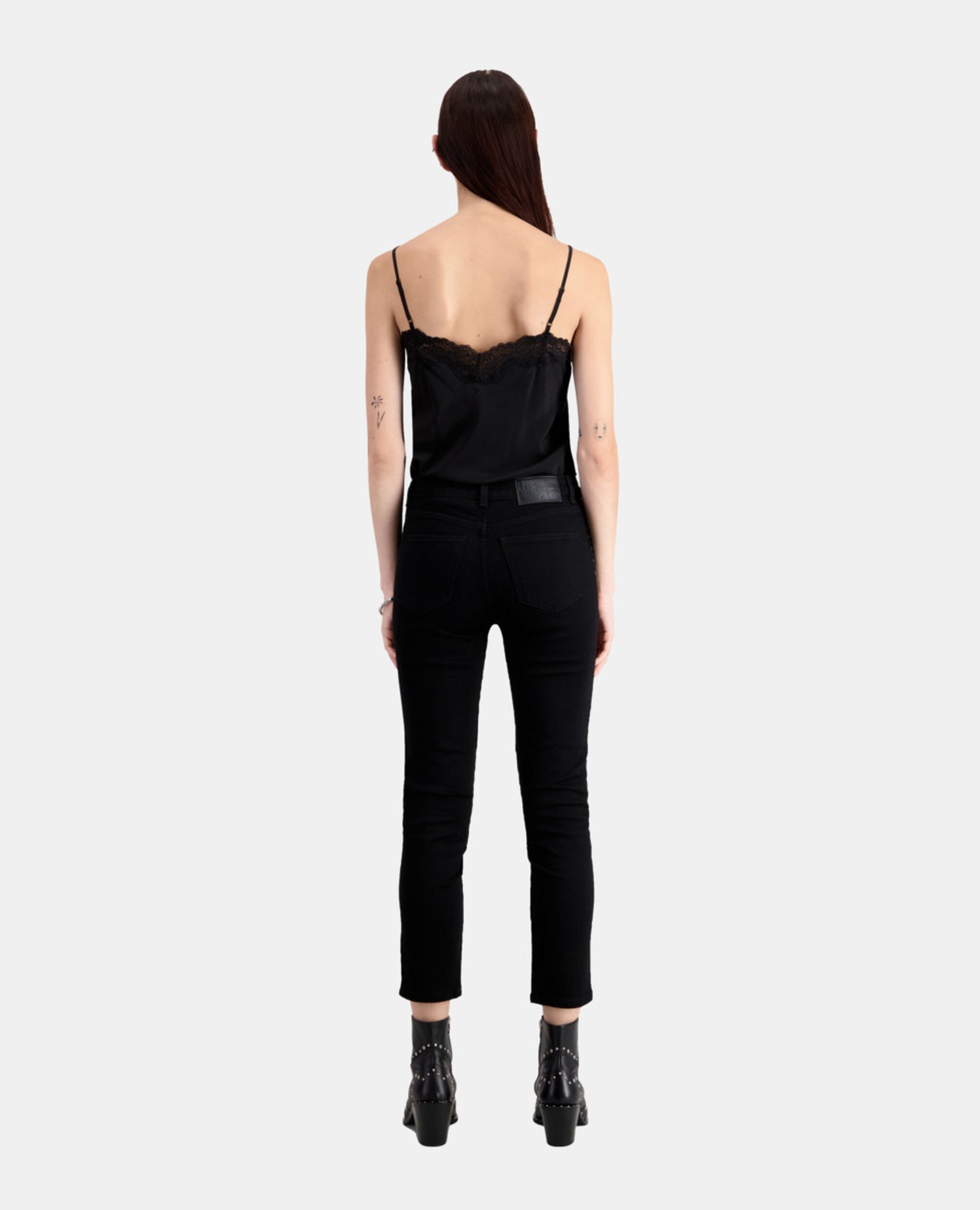 Black slim jeans, BLACK WASHED, hi-res image number null
