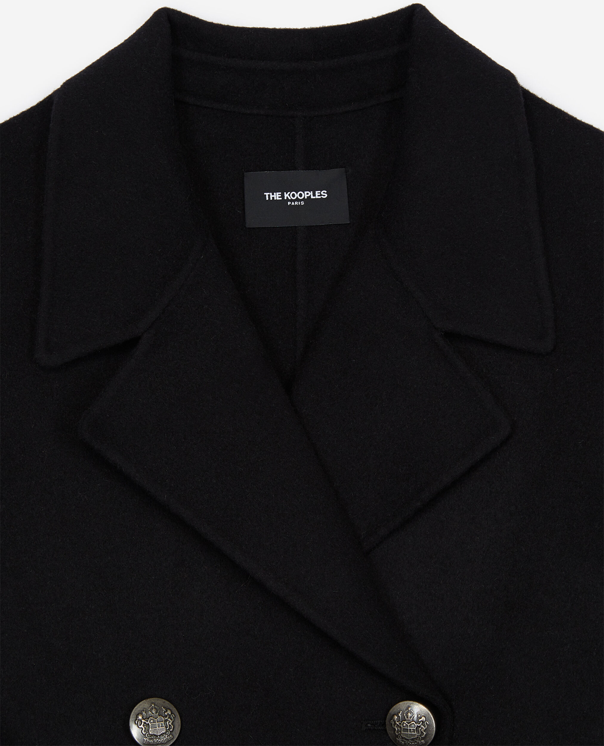 kooples double faced wool coat
