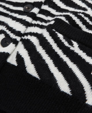 The Kooples F BLACK WHITE printed cardigan