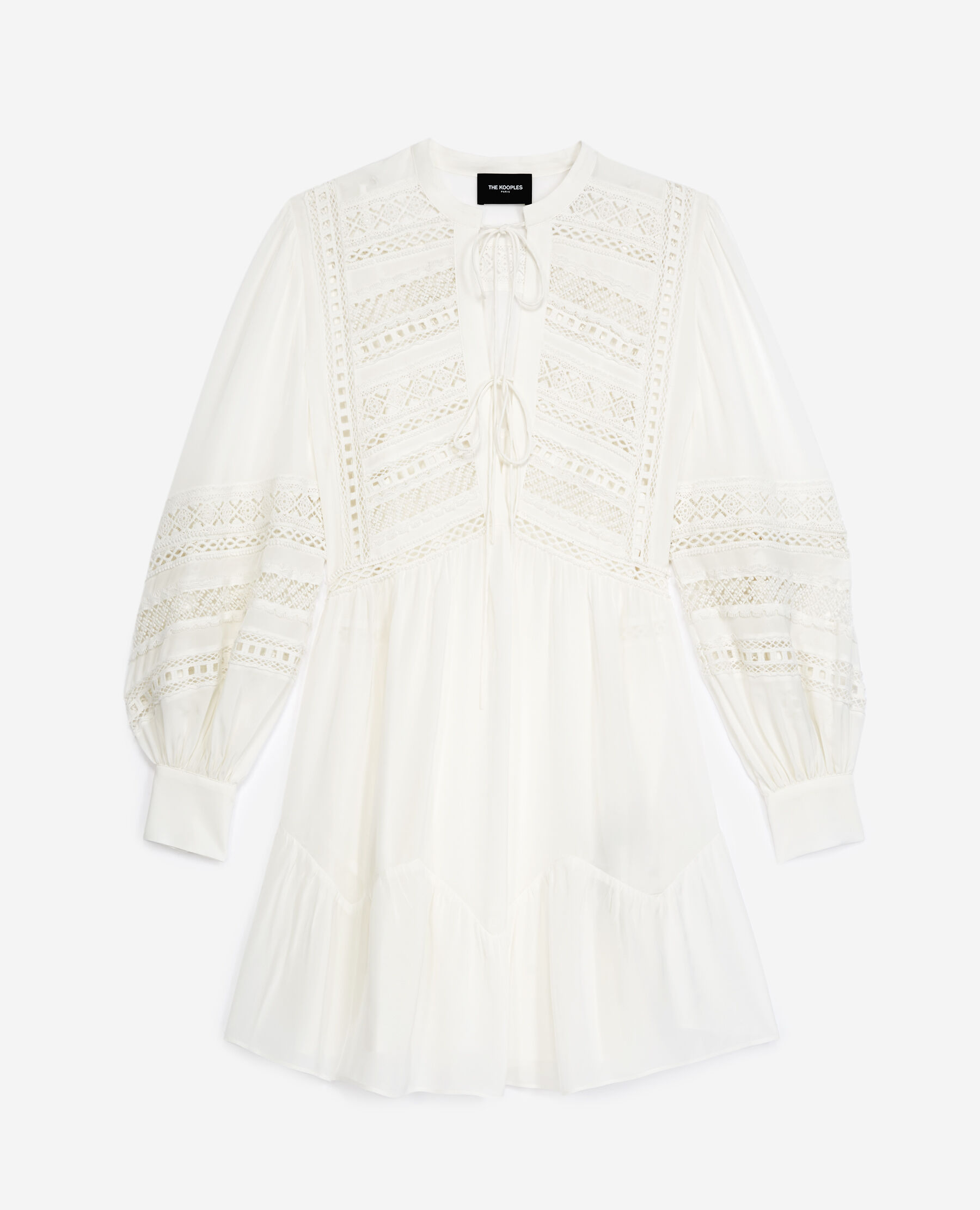 Kooples white lace dress clearance