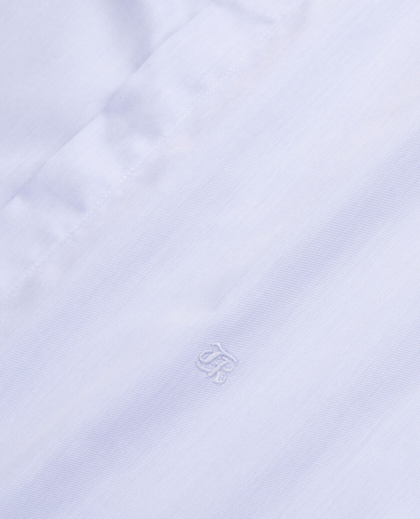 The Kooples HOMME LIGHT BLUE chemise en smart twill bleu ciel