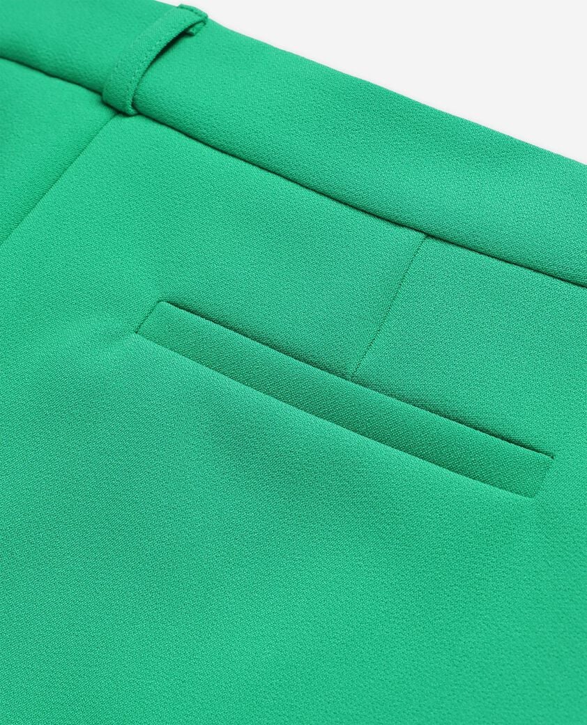 The Kooples WOMEN GREEN green crêpe suit shorts
