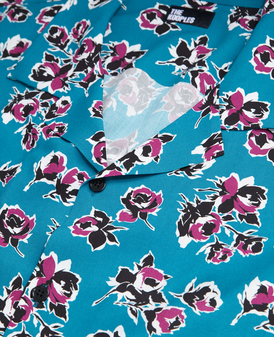 short sleeved printed shirt