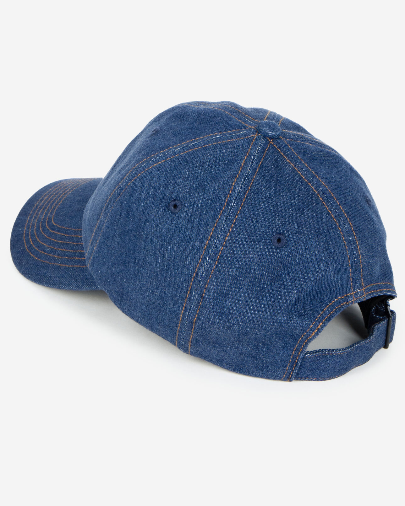 The Kooples MIXTE BLUE DENIM casquette denim logo brodé marine