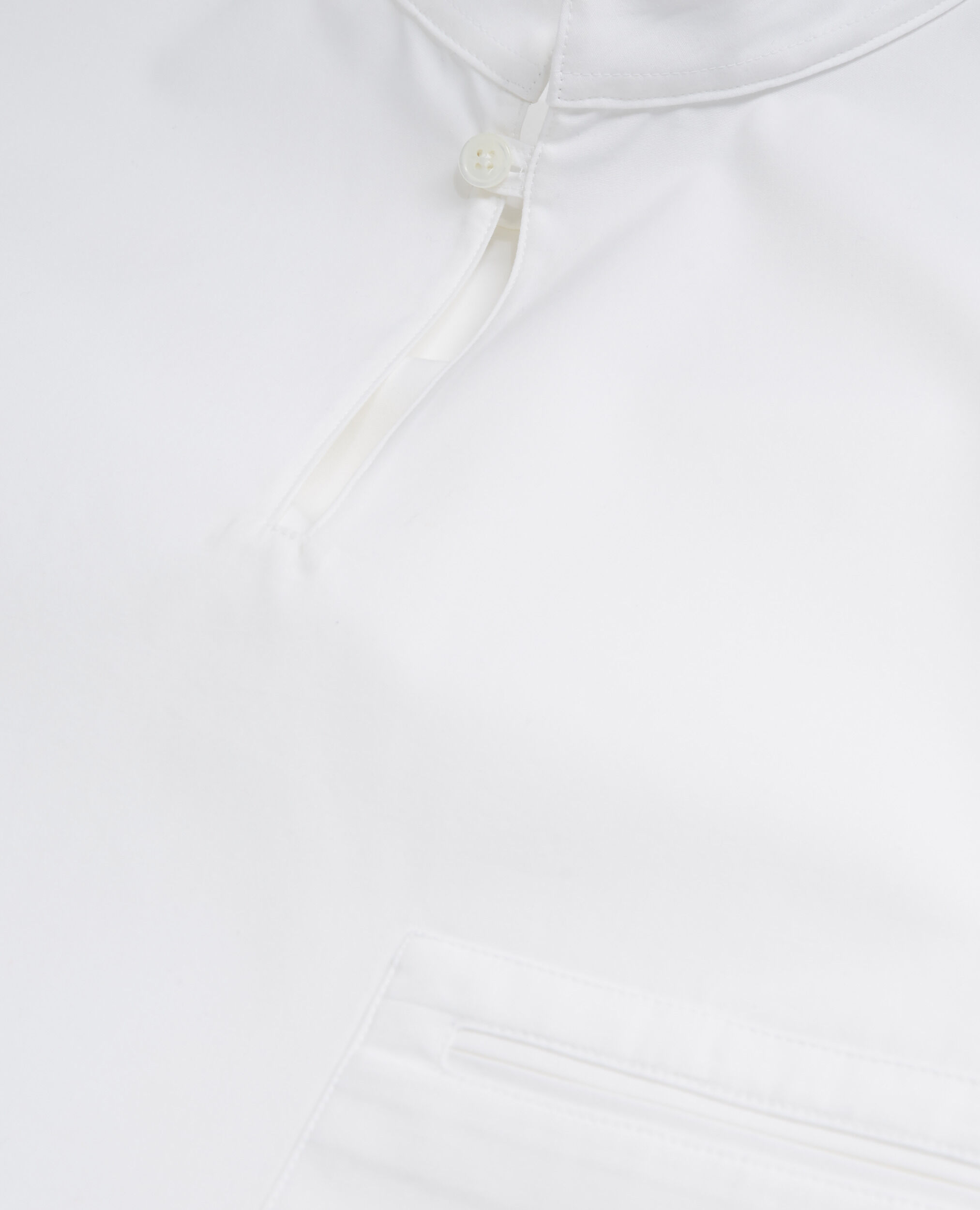 Chemise en coton blanc, WHITE, hi-res image number null