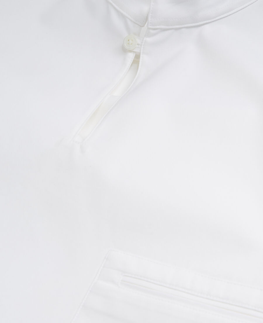 chemise en coton blanc