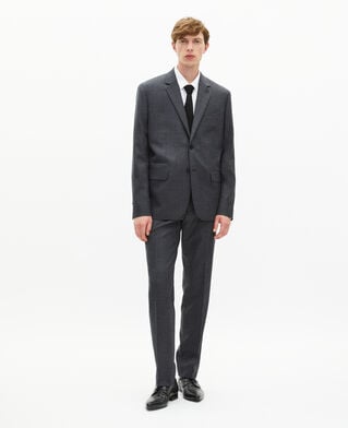 The Kooples HOMME GREY veste de costume en laine grise
