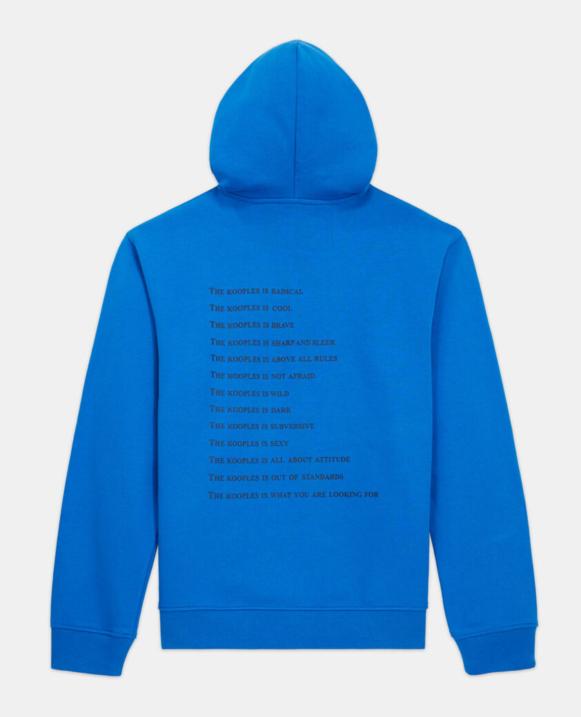 The Kooples MEN INK BLUE blue what is sweatshirt