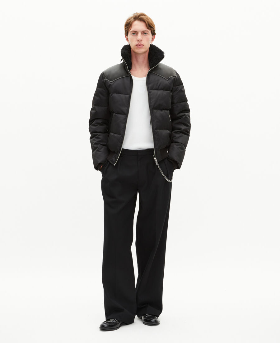 The Kooples HERREN BLACK schwarze daunenjacke