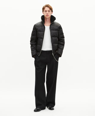 The Kooples HERREN BLACK schwarze daunenjacke