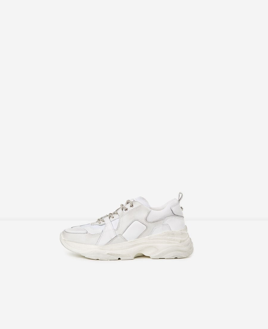 Baskets blanches large semelle The Kooples France