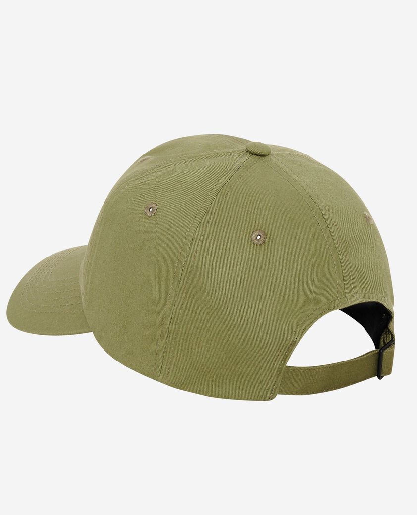 The Kooples MIXED GRENADE khaki embroidered crest cap