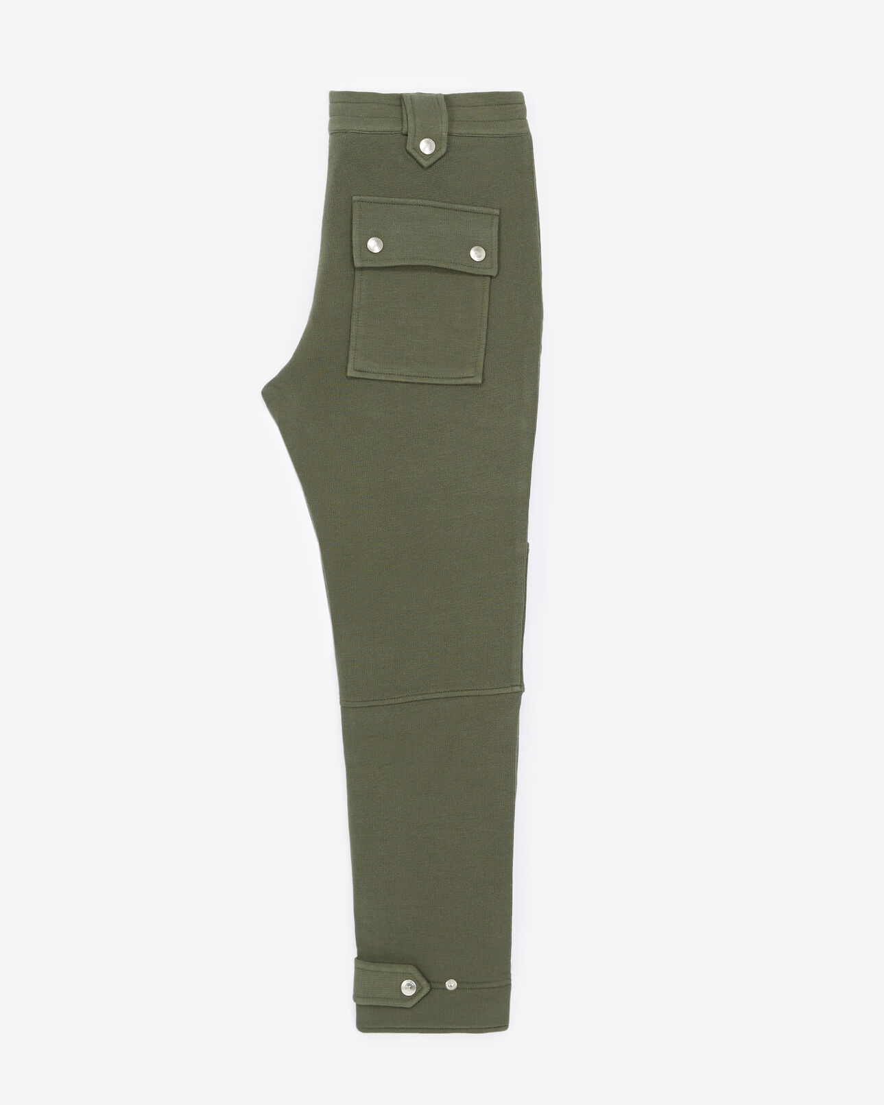 The Kooples FEMME KAKI jogging kaki façon cargo à détail zippé