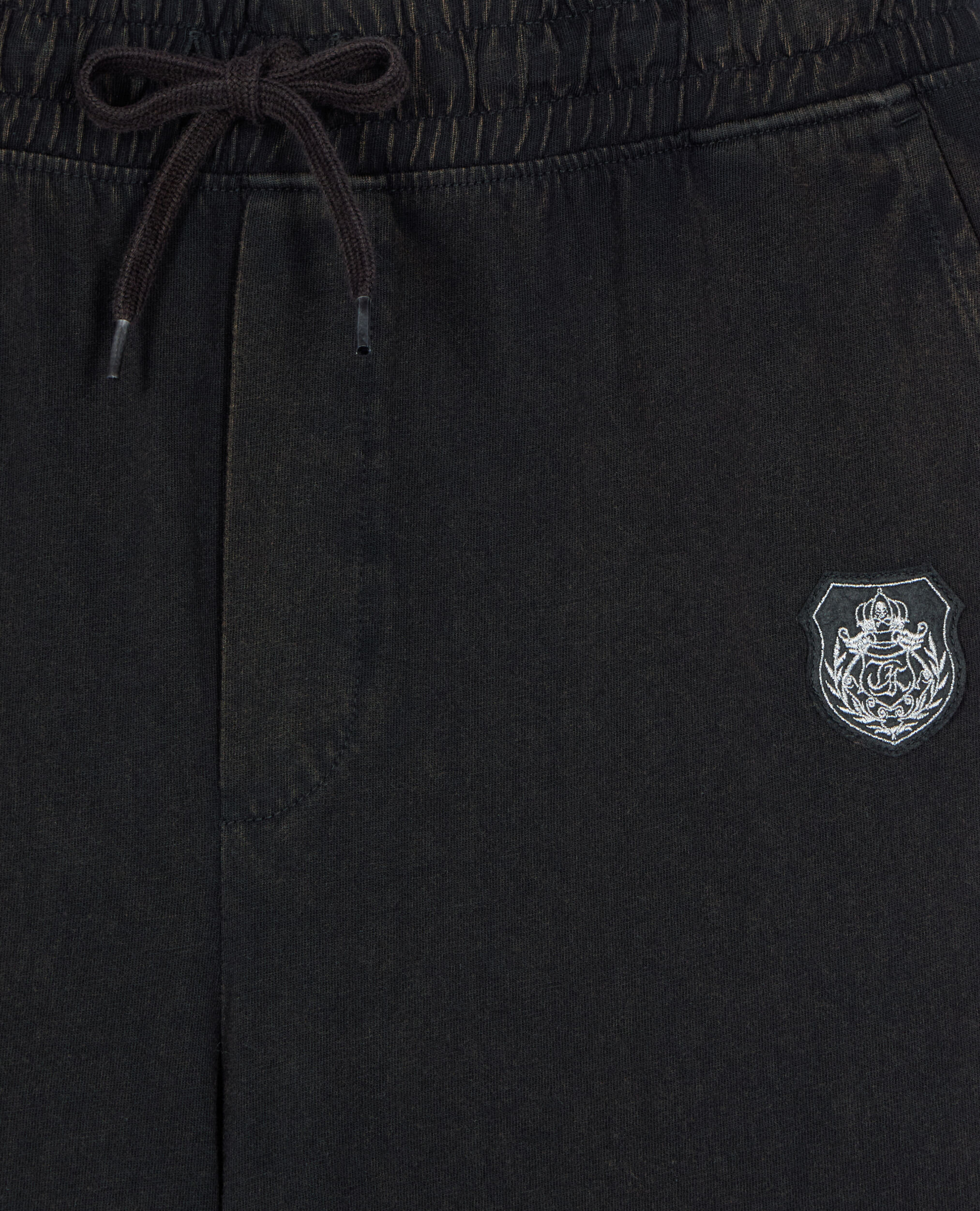 Black blazon tracksuit trousers, BLACK WASHED, hi-res image number null