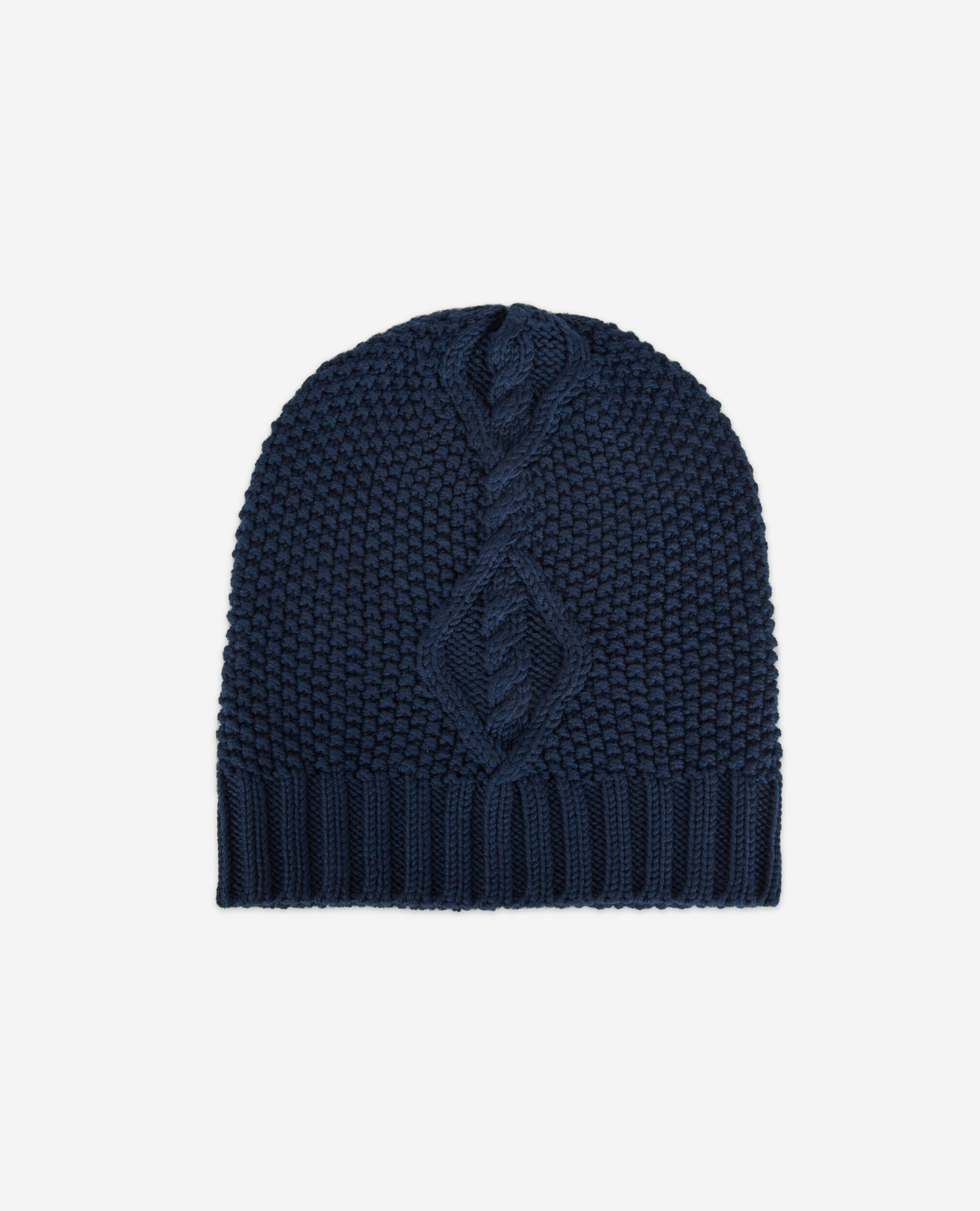 Blue wool beanie, BLUE, hi-res image number null