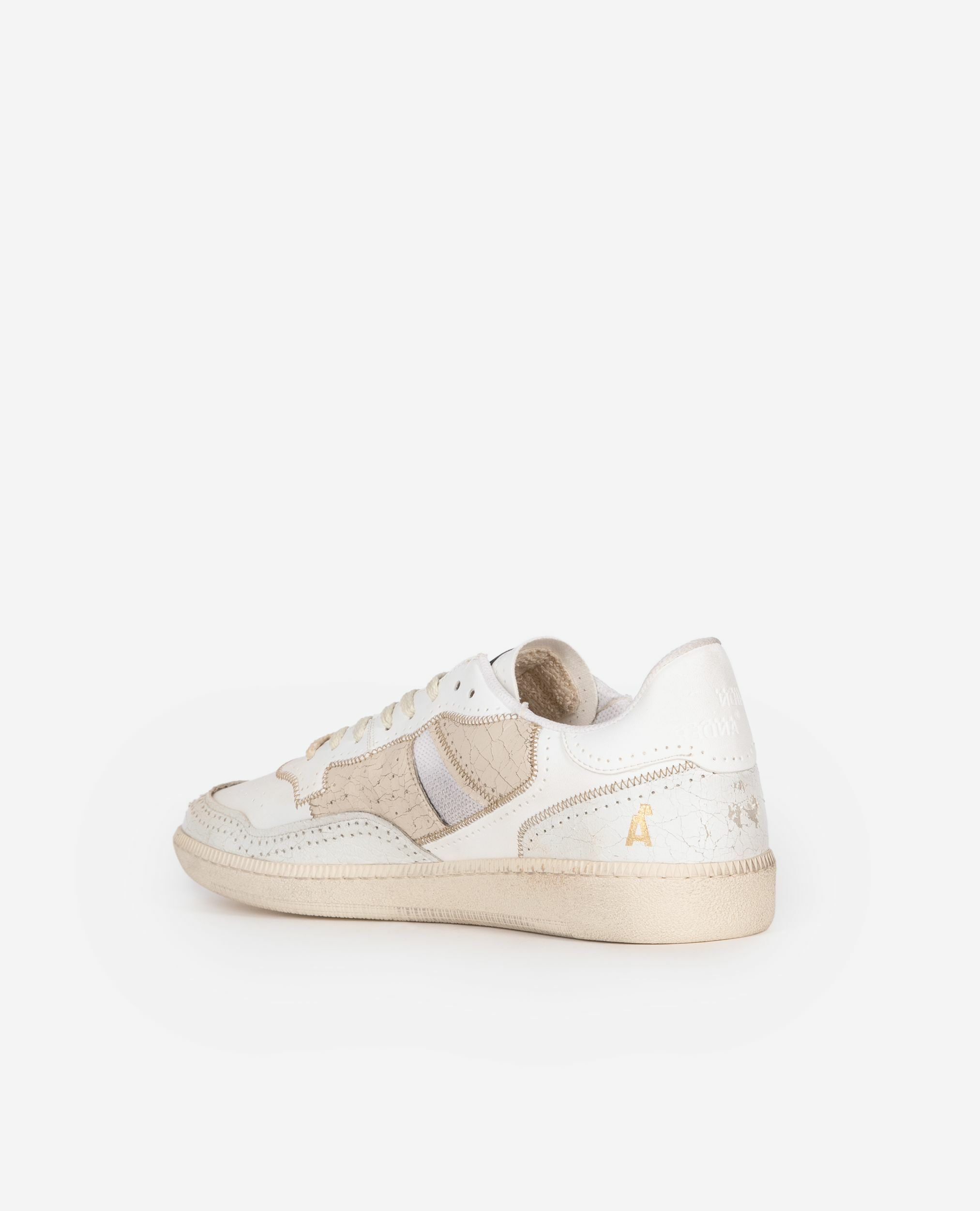 The Kooples X Hidn-Ander ecru low-top sneakers, ECRU, hi-res image number null