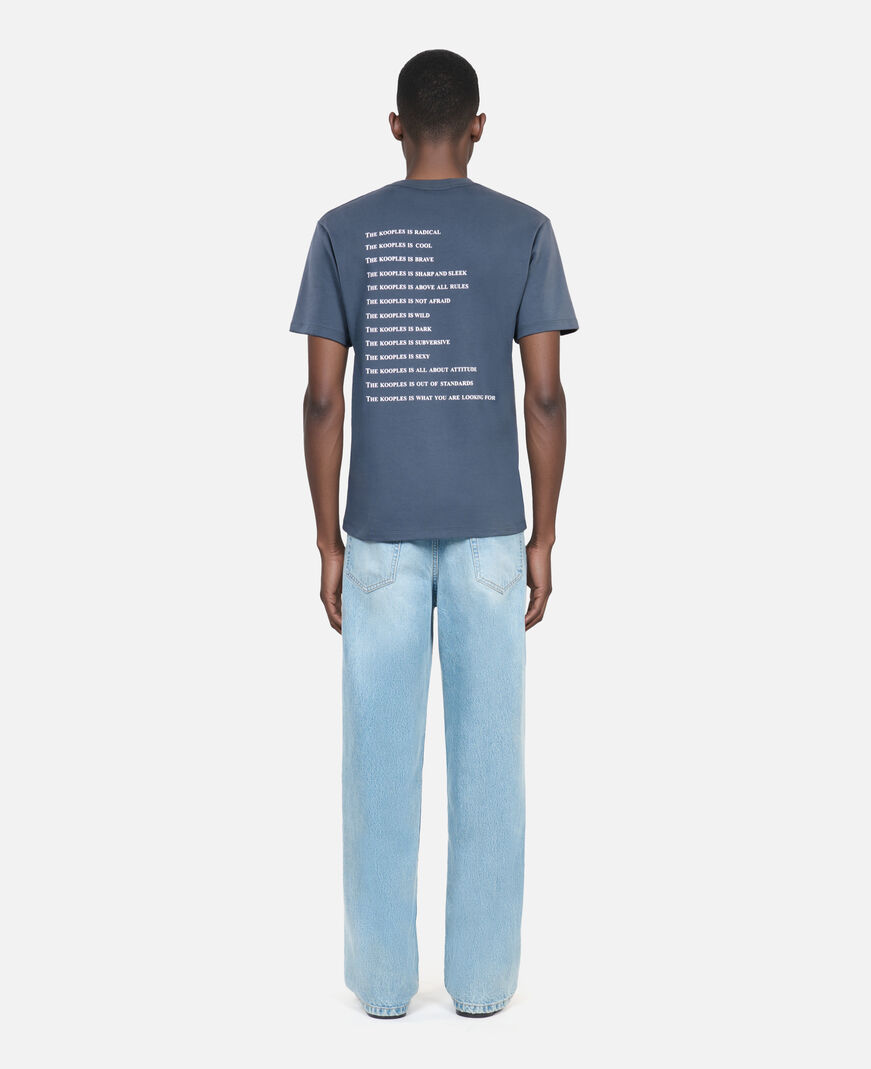 The Kooples HOMME DARK NAVY / DARK NAVY t-shirt what is bleu foncé