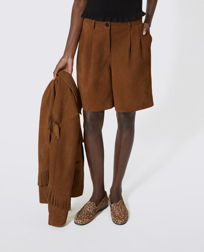 The Kooples WOMEN LEOPARD leopard print leather loafers