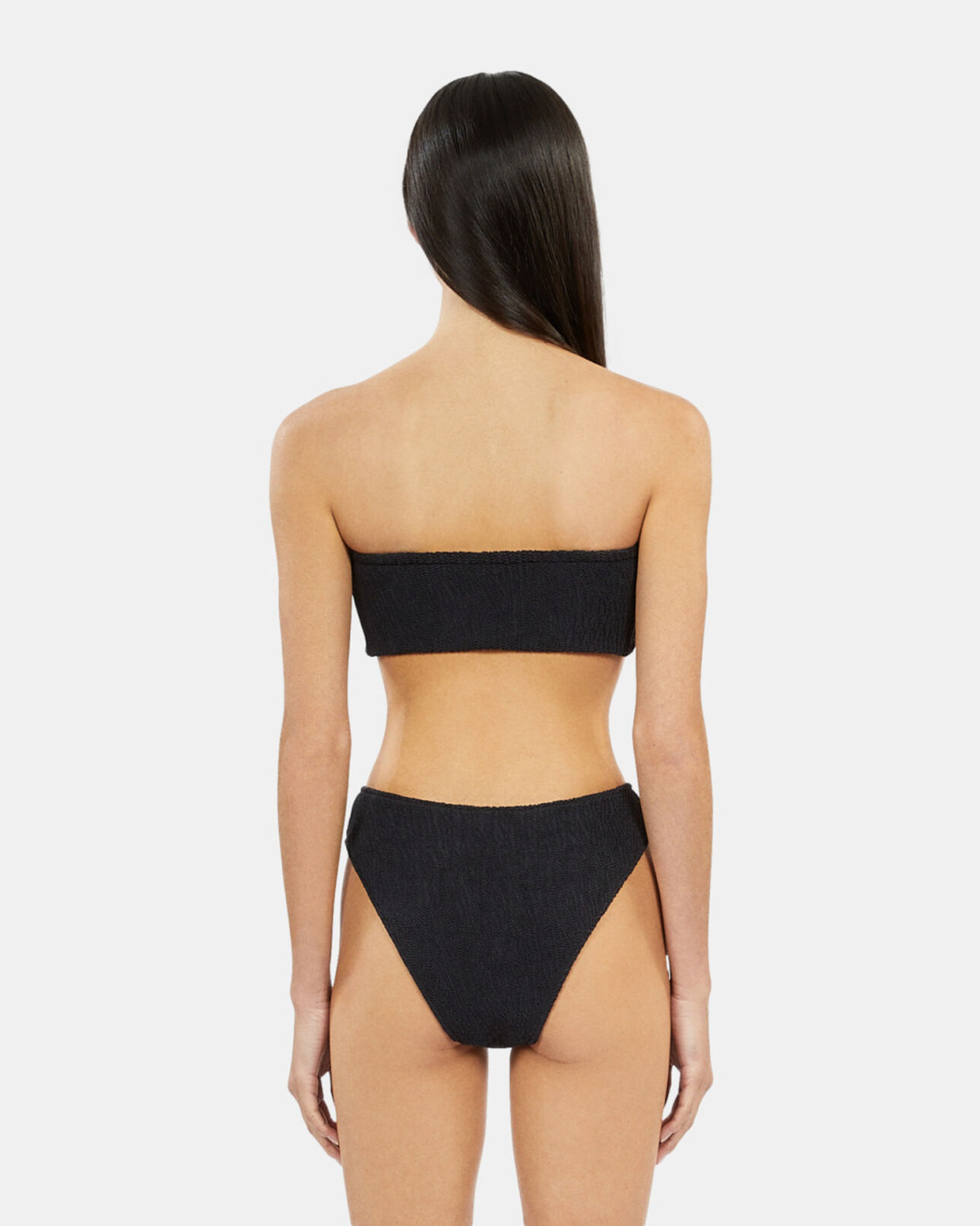 The Kooples FEMME BLACK haut de maillot de bain the kooples x luz bandeau noir