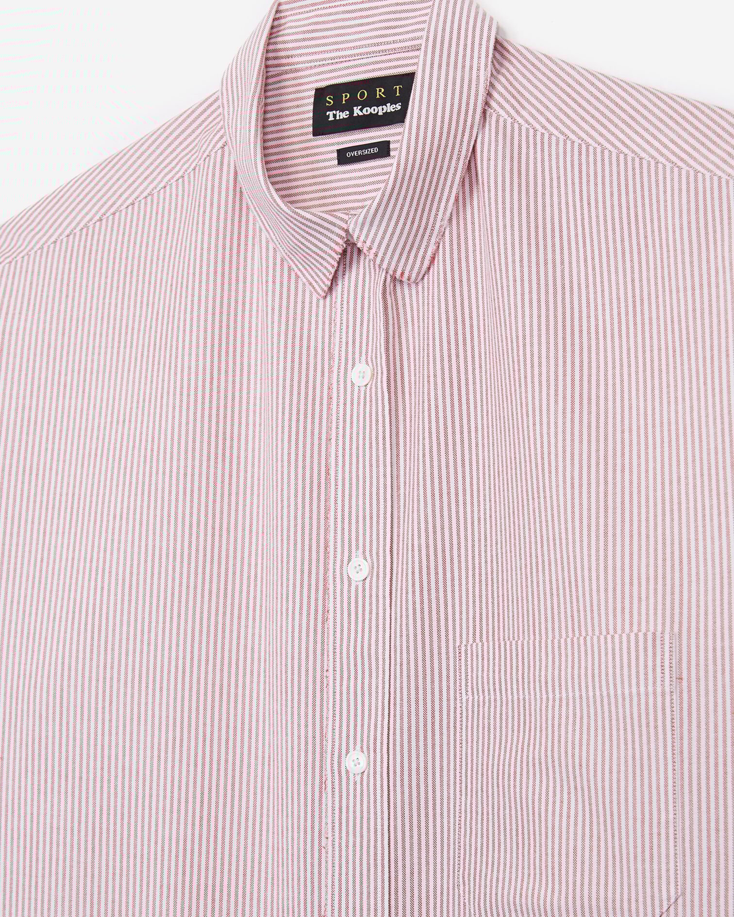 Weißes Oxford Hemd mit zugeknöpftem Kragen, WHITE / RED, hi-res image number null