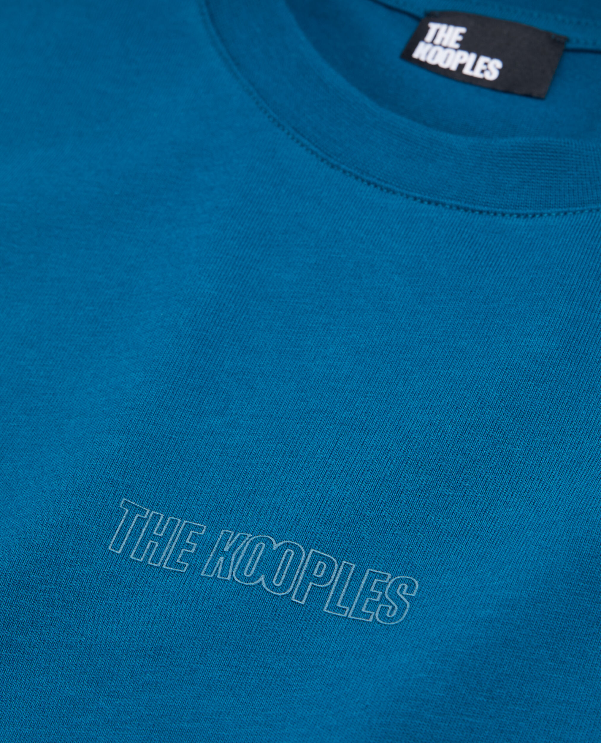 T-shirt Homme bleu avec logo, MEDIUM BLUE, hi-res image number null