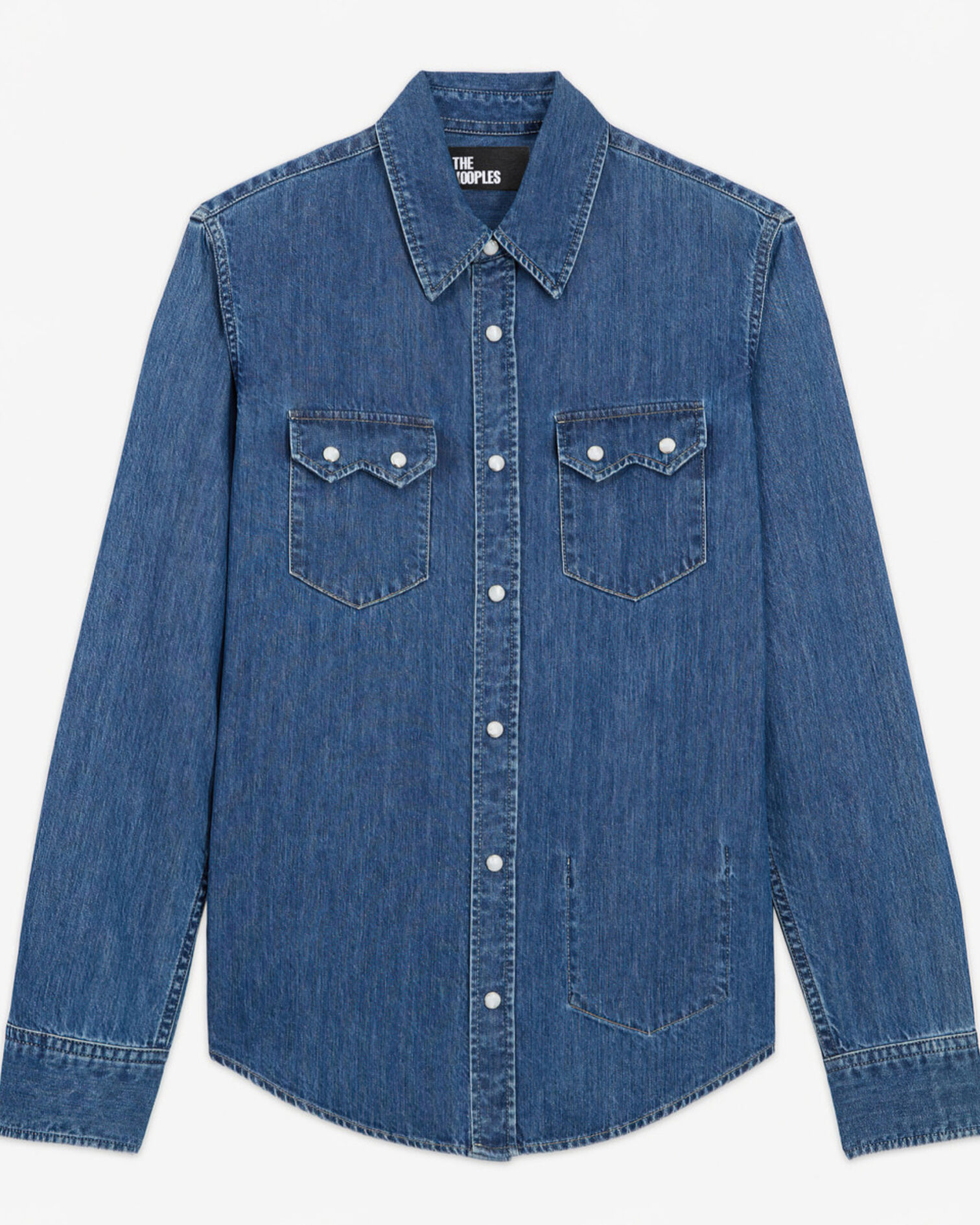 Chemise en jean bleue, BLUE DENIM, hi-res image number null